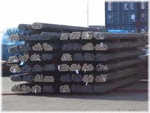 Steel material that has been selected